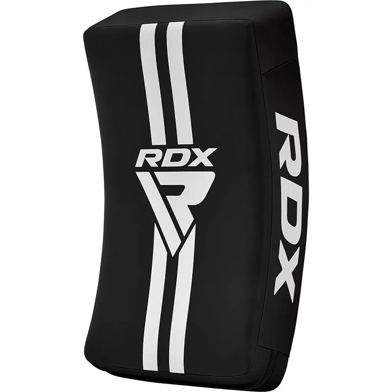 RDX T1 Scudo Calci Curvo Pelle Nero Allenamento