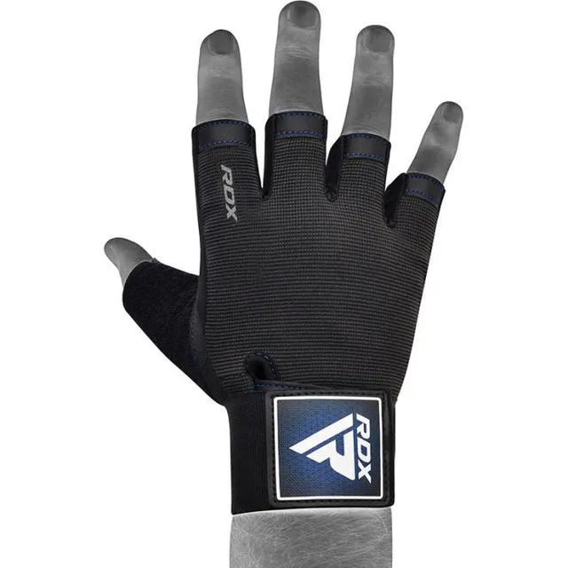 RDX T2 Guanti Palestra Mezze Dita Polsiera G-Foam