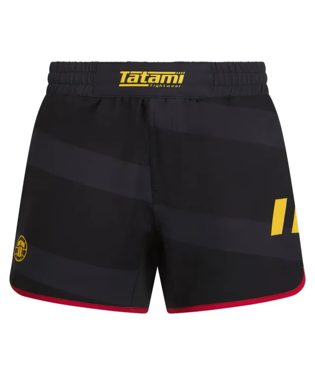 Tatami Nomad pantaloncini grappling nero rosso