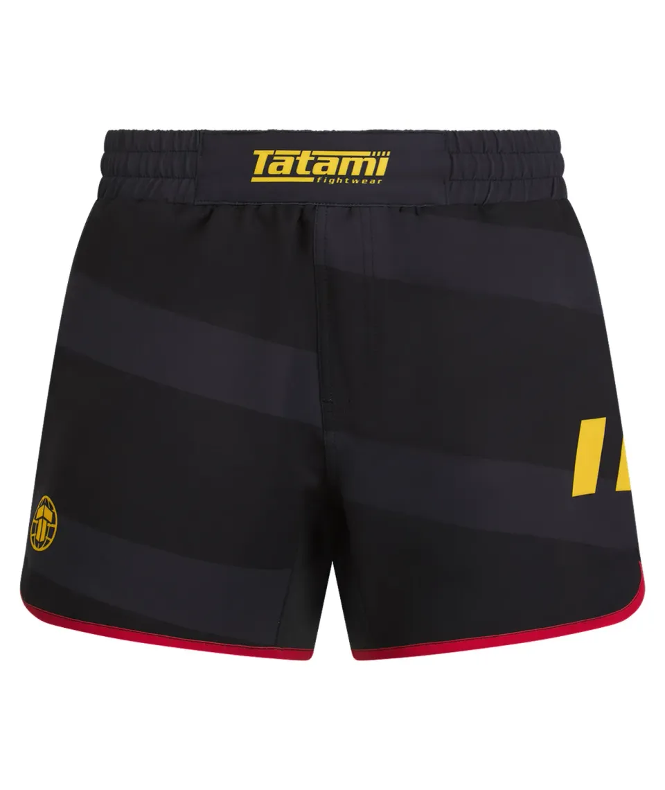 Tatami Nomad pantaloncini grappling nero rosso