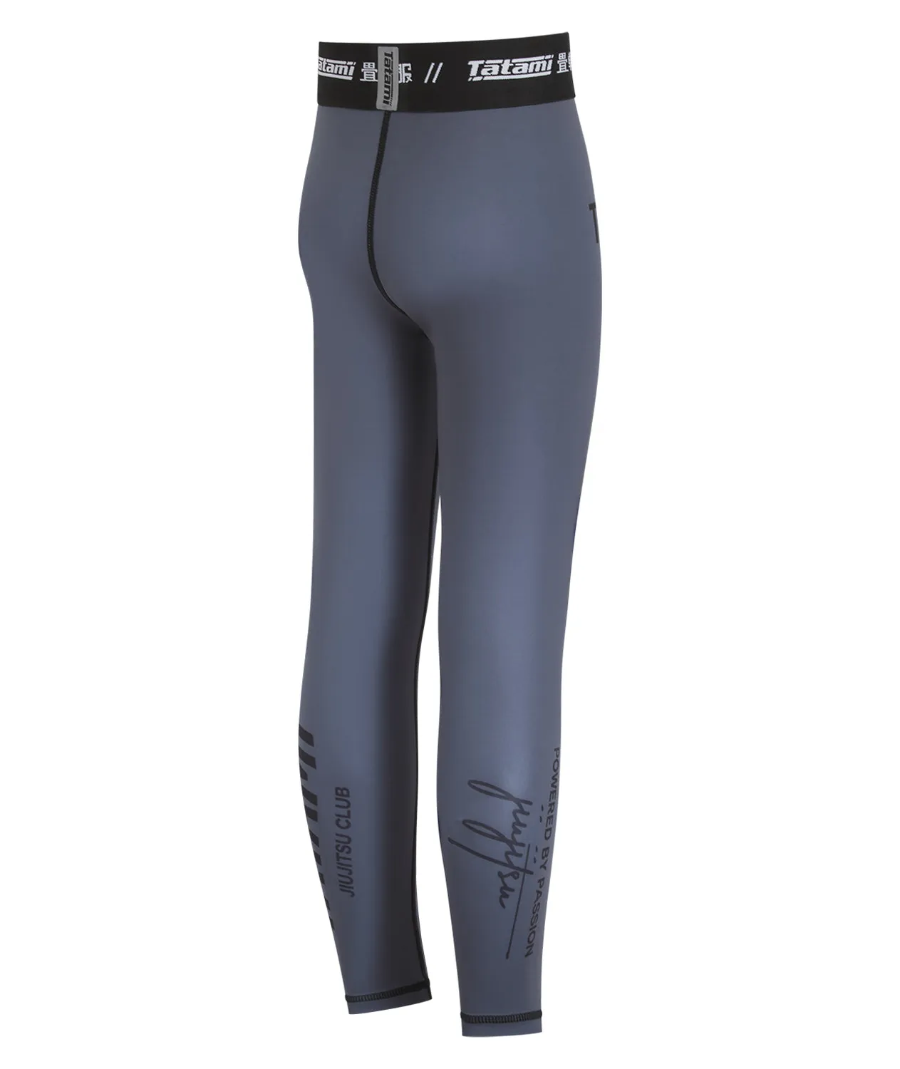 Tatami Fightwear JJ Club Leggings Grappling Bambino Grigi