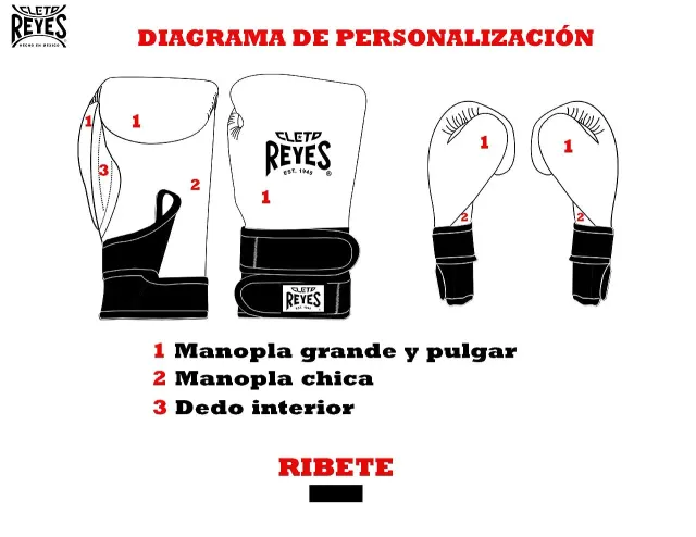 Cleto Reyes Custom Guanti Doppio Velcro Allenamento