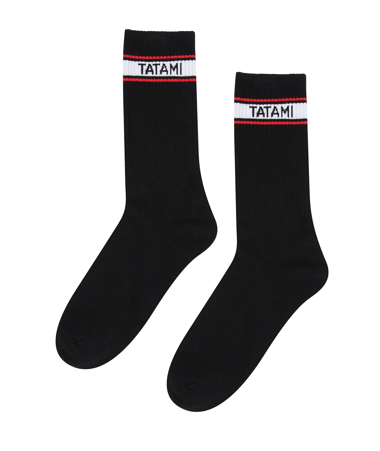 Tatami Crew calzini sportivi nero 2 paia cotone