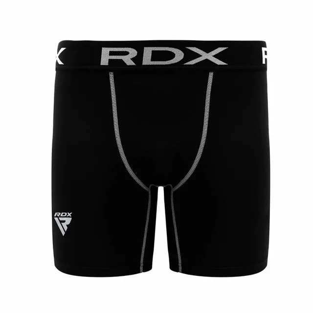 RDX X5 Shorts Compressione Neri Poliestere Termici