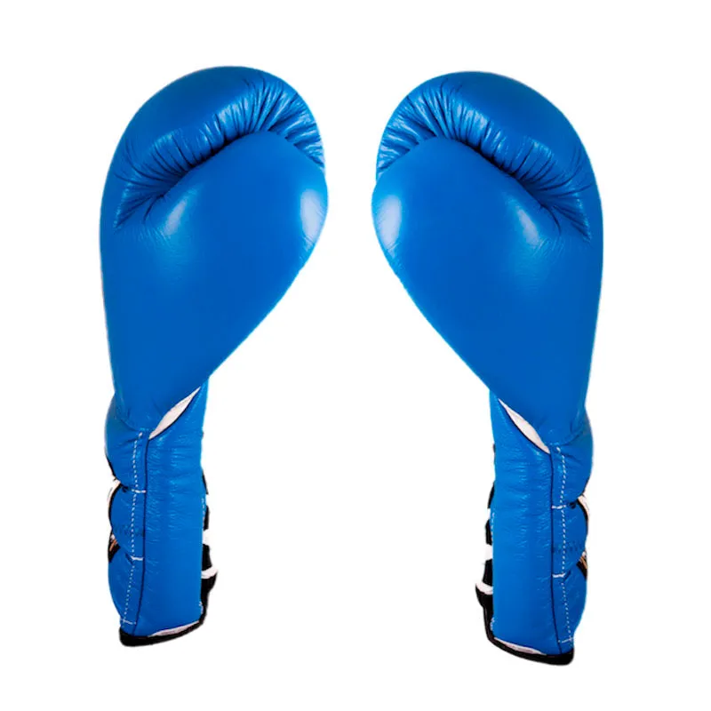 Cleto Reyes Traditional guanti boxe lacci pelle 14 oz neri