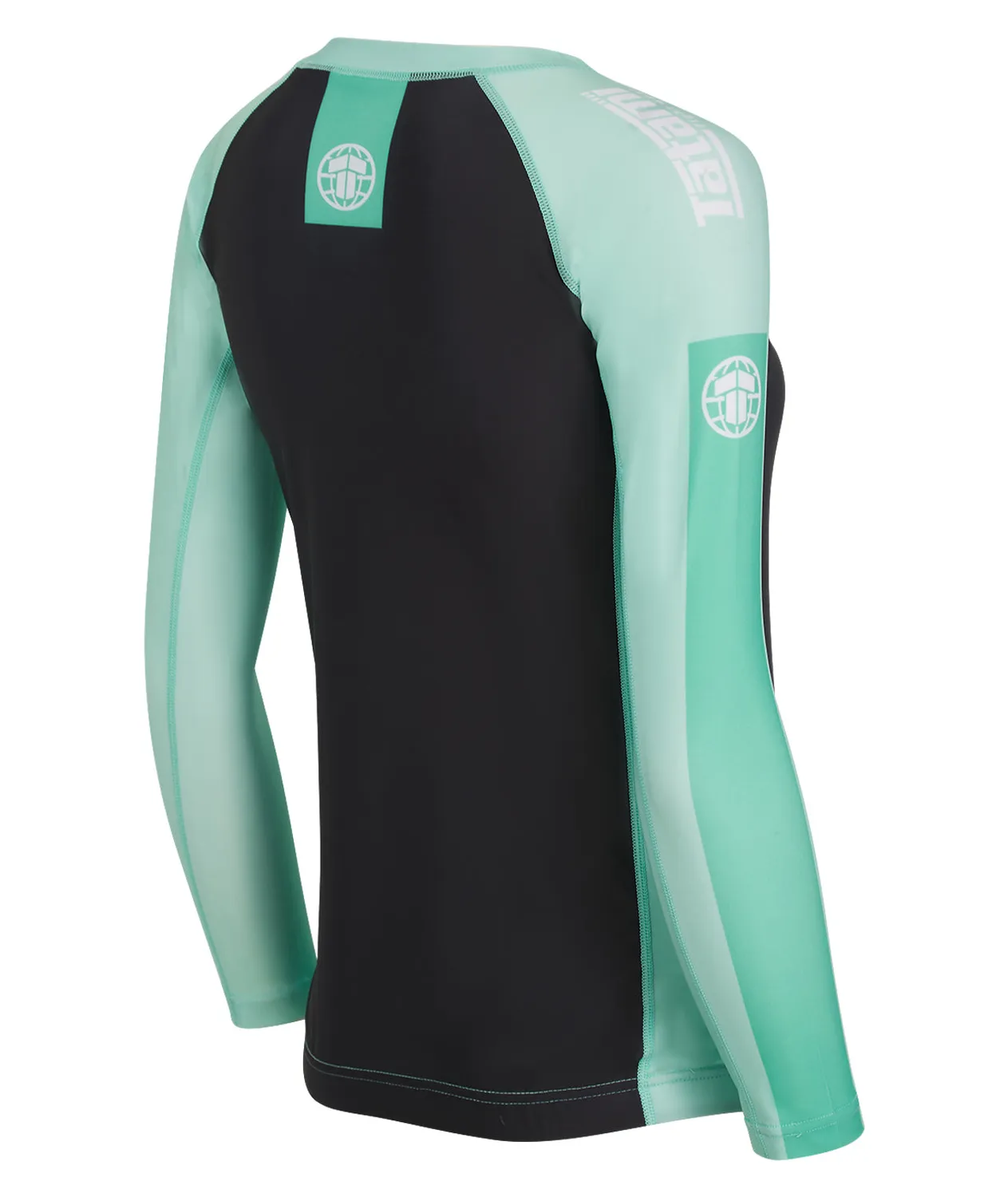 Tatami Contrast Rash Guard Donna Manica Lunga Mint Nera