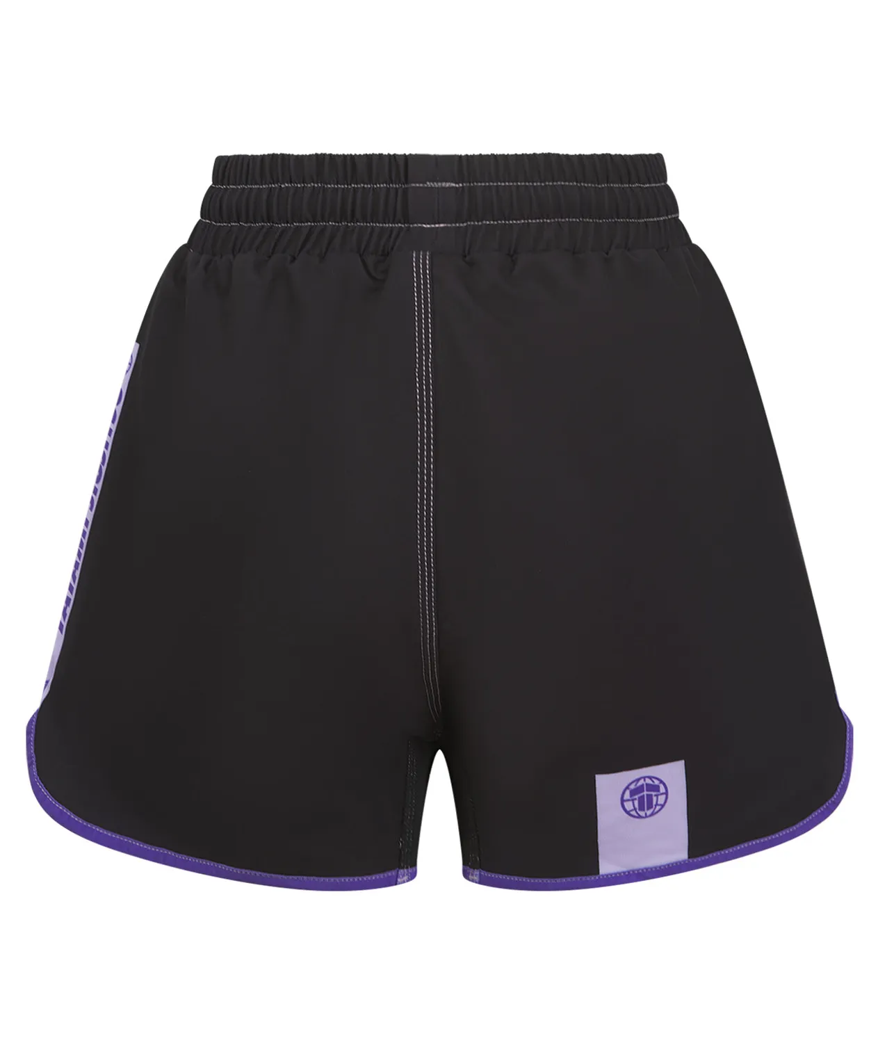 Tatami Fightwear Contrast Shorts Donna Viola Neri Riciclati
