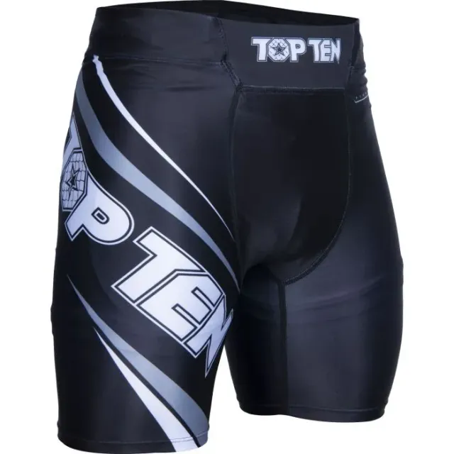TOP TEN MMA Fight Team Pantaloncini Vale Tudo Aderenti