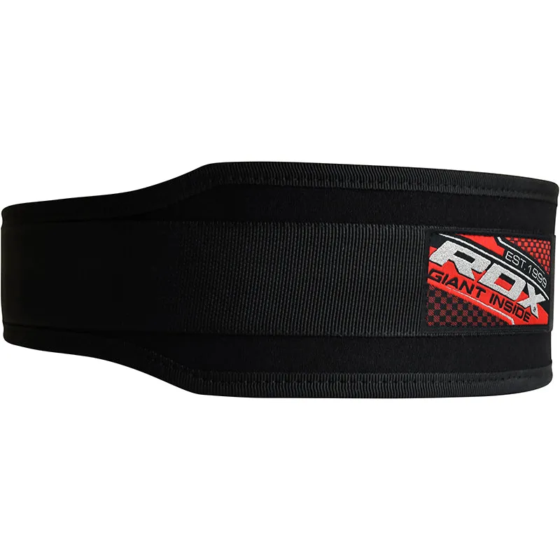 RDX 4R Cintura Palestra Neoprene Nera Supporto Lombare