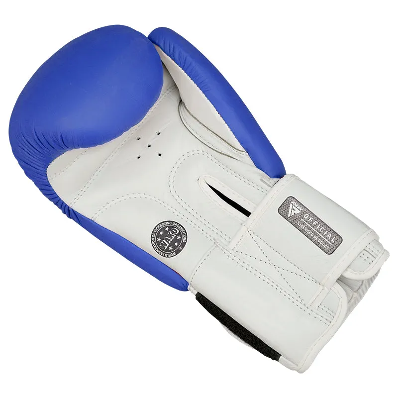 RDX T1 WAKO Guantoni Boxe Blu 14oz Pelle Vera