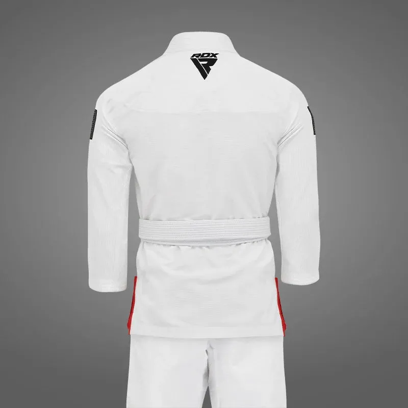 RDX T1 Titan kimono BJJ bianco 350 GSM