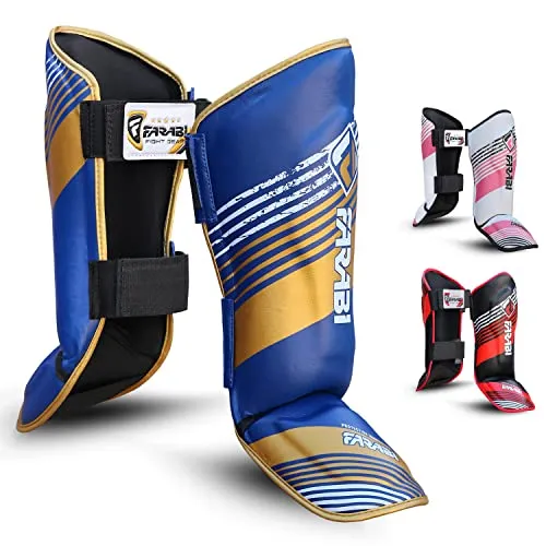 Farabi Kids parastinchi kick boxing bimbo S nero collo piede