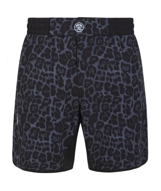 Tatami Fightwear Recharged shorts grappling grigio leopardo eco