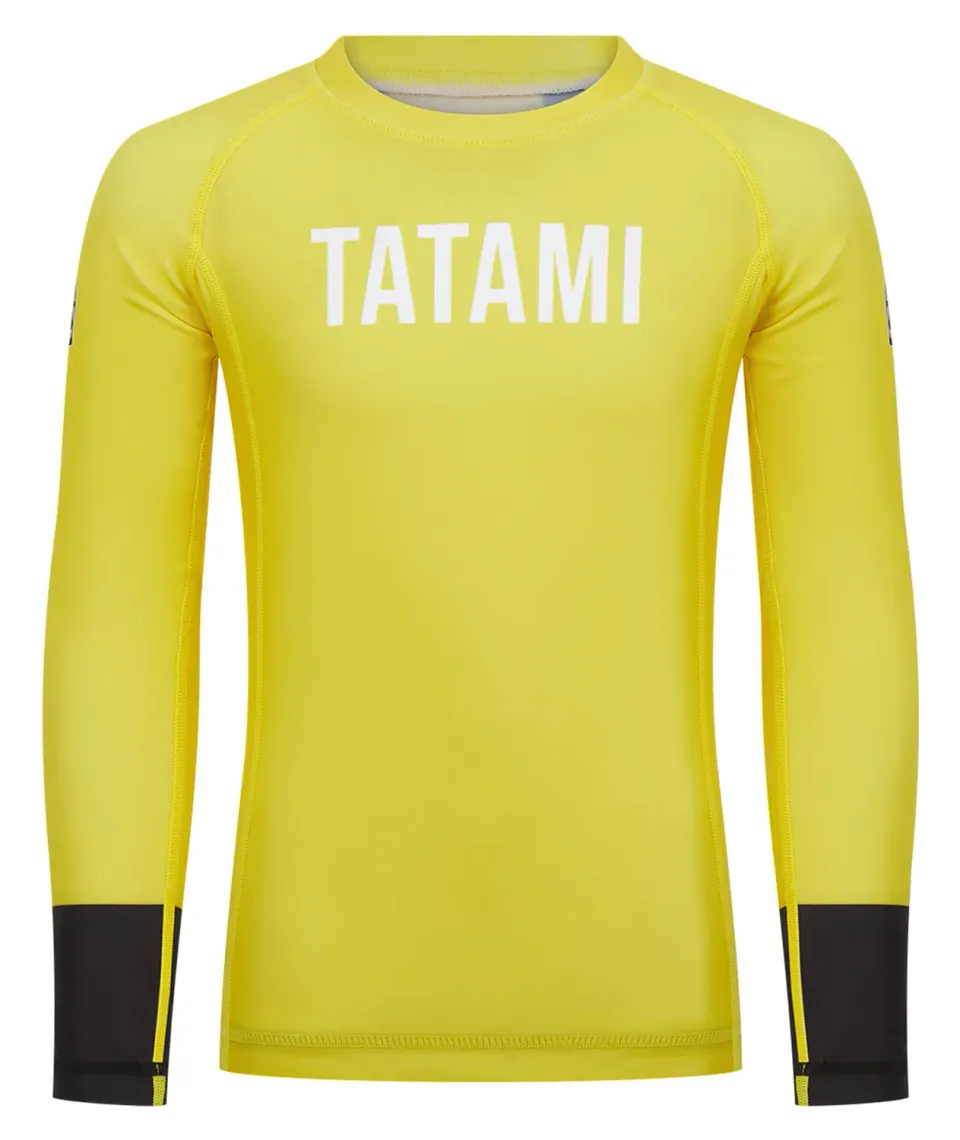 Tatami Fightwear Helena Ranked rash guard bimbo gialla manica lunga