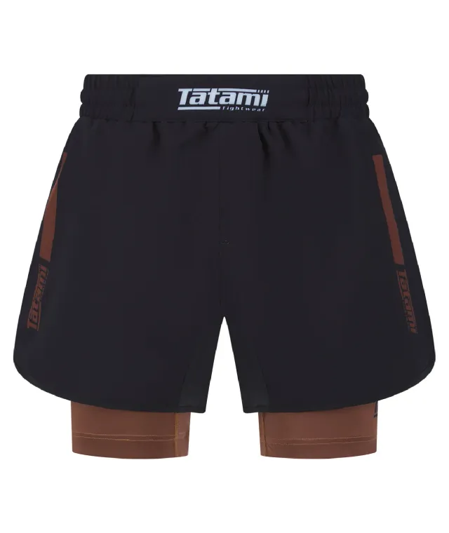 Tatami IBJJF Ranked Hybrid Pantaloncini Marrone L no-gi