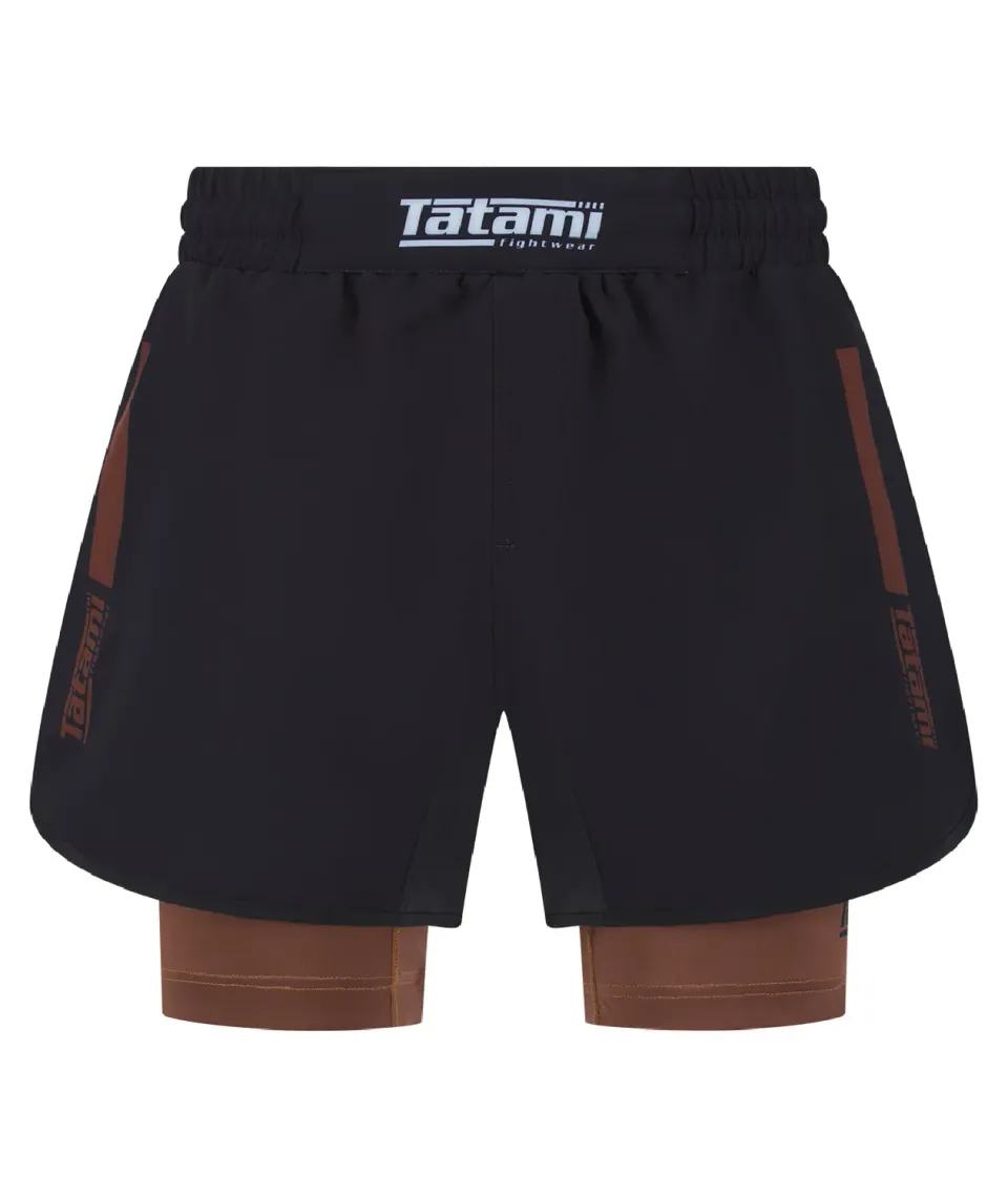 Tatami IBJJF Ranked Hybrid Pantaloncini Marrone L no-gi
