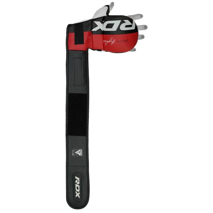 RDX T6 guanti MMA sparring pelle taglia M rossi