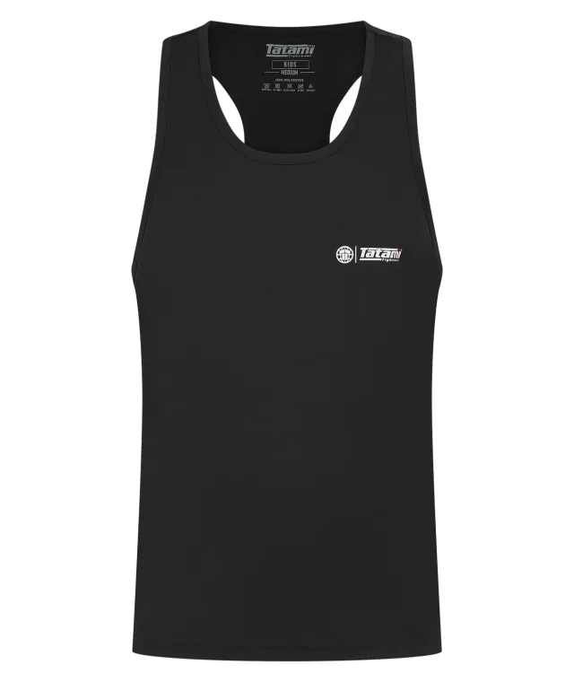 Tatami Kids Boxing Vest Canotta Bambino Nero Traspirante
