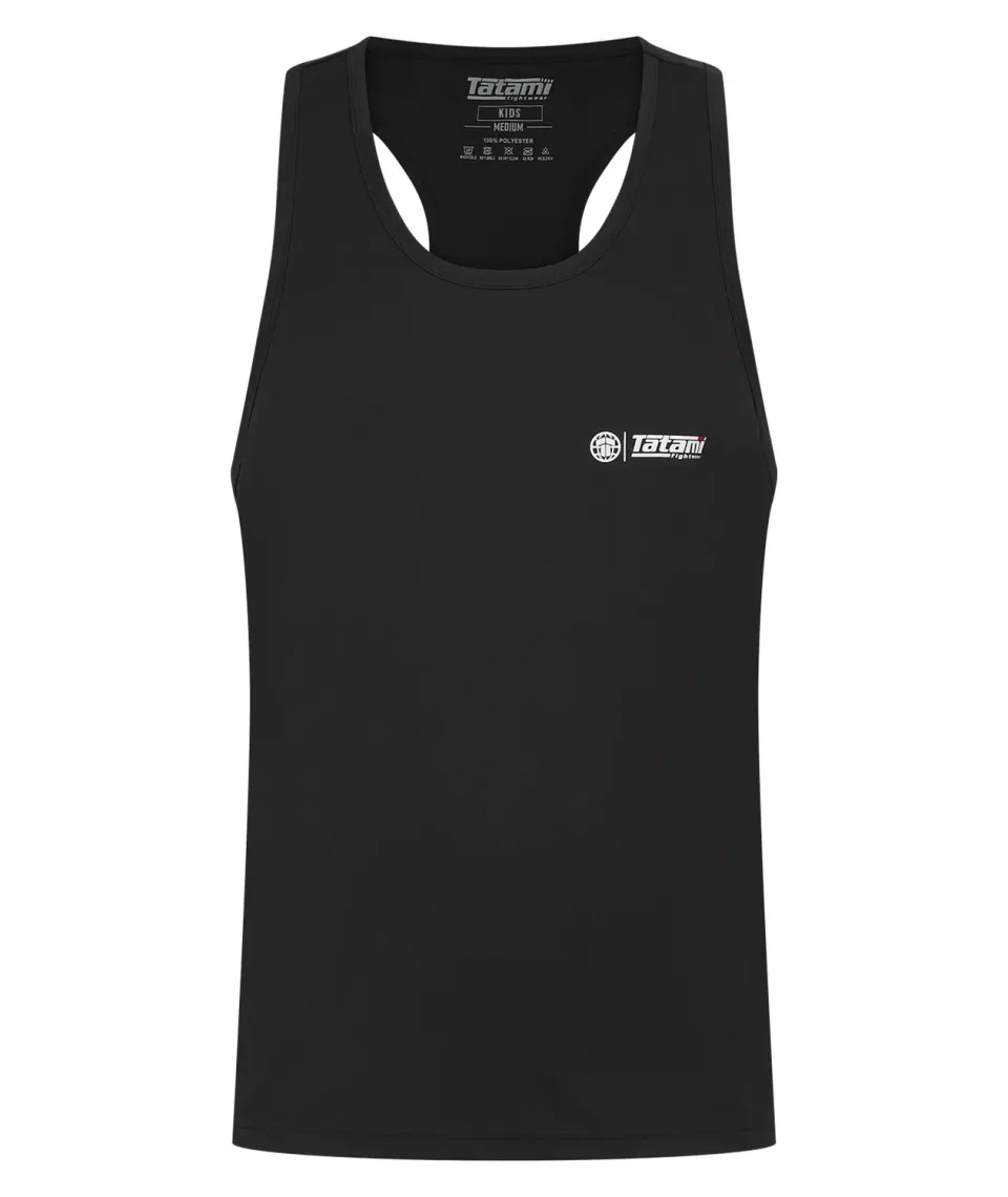 Tatami Kids Boxing Vest Canotta Bambino Nero Traspirante