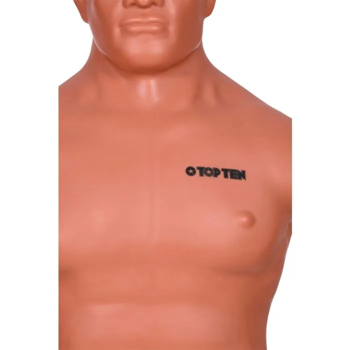 TOP TEN Punch Bro Manichino Autoportante Nero Pelle