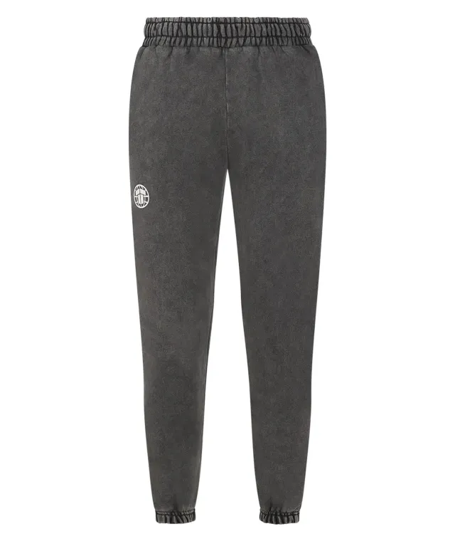 Tatami Globe Stonewashed Joggers Grigi Cotone