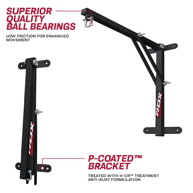 RDX X2B staffa parete pieghevole nera 70 kg